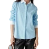 Camicia a maniche lunghe Laurel gessata