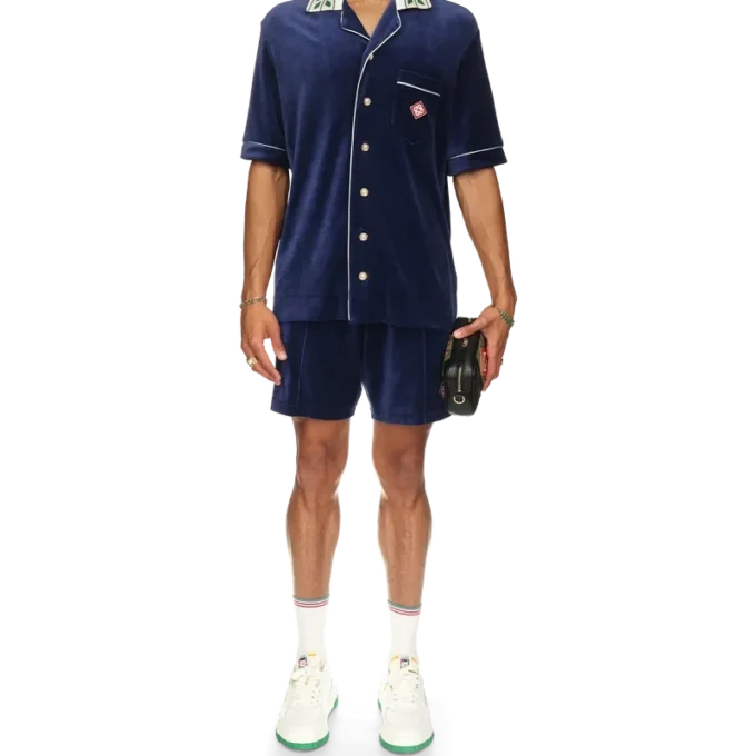 Camicia a pantaloncini in velluto Laurel