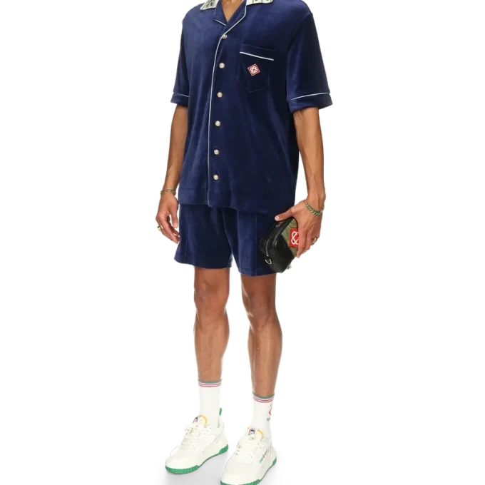 Camicia a pantaloncini in velluto Laurel