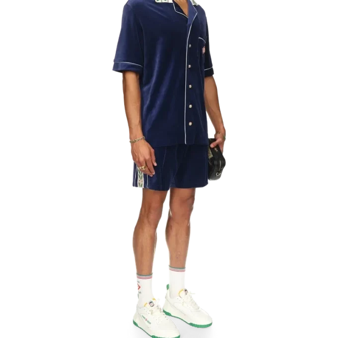 Camicia a pantaloncini in velluto Laurel