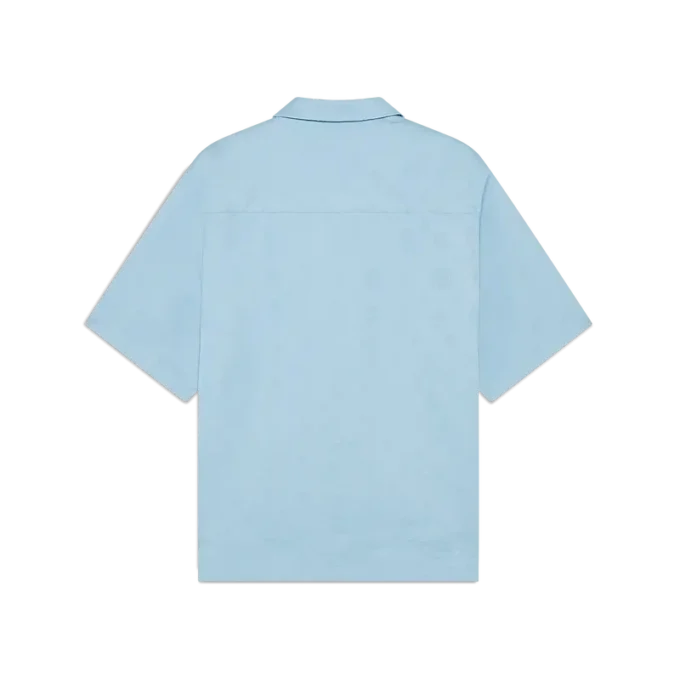 Camicia a pantaloncini Monogram azzurra