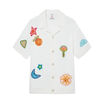 Camicia all’uncinetto con motivi