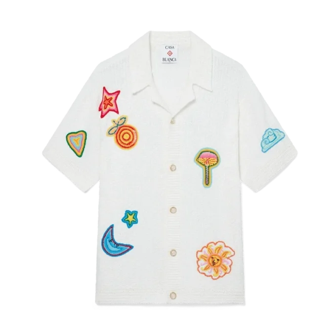 Camicia all’uncinetto con motivi Camicia all’uncinetto con motivi