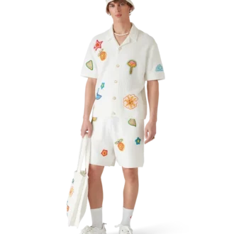 Camicia all’uncinetto con motivi