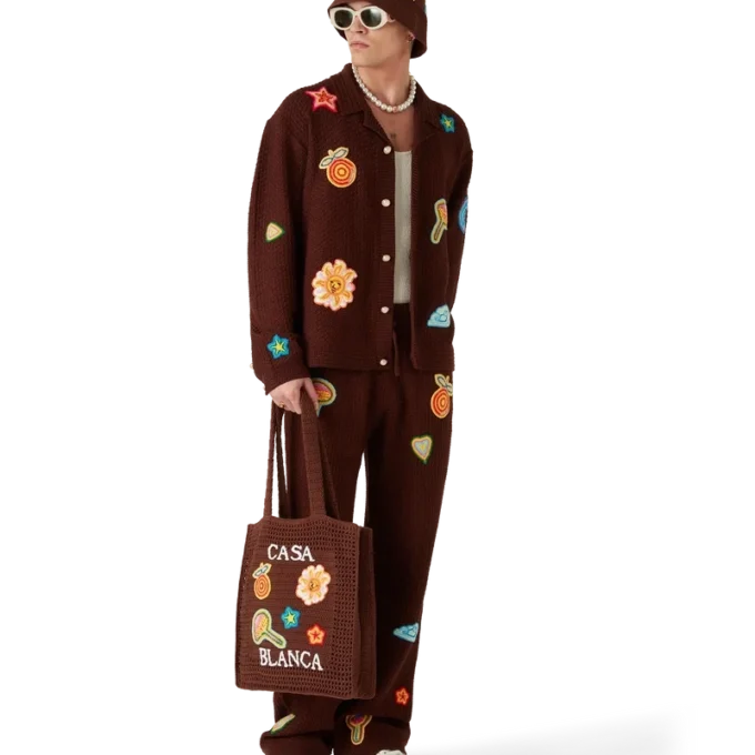 Camicia all’uncinetto con motivi Camicia all’uncinetto con motivi