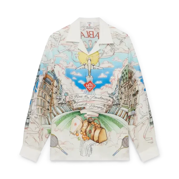 Camicia classica a maniche lunghe Paris Store