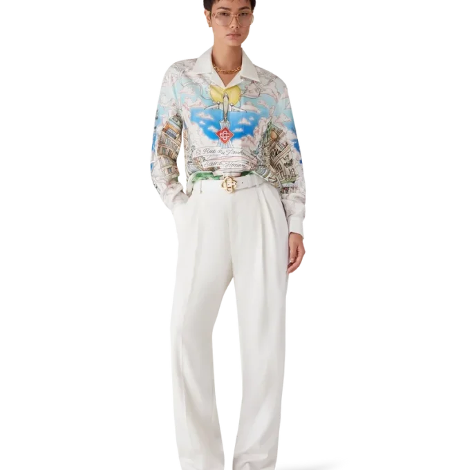 Camicia classica a maniche lunghe Paris Store