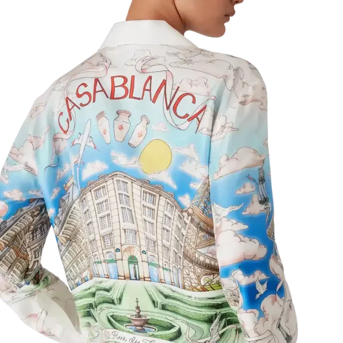 Camicia classica a maniche lunghe Paris Store