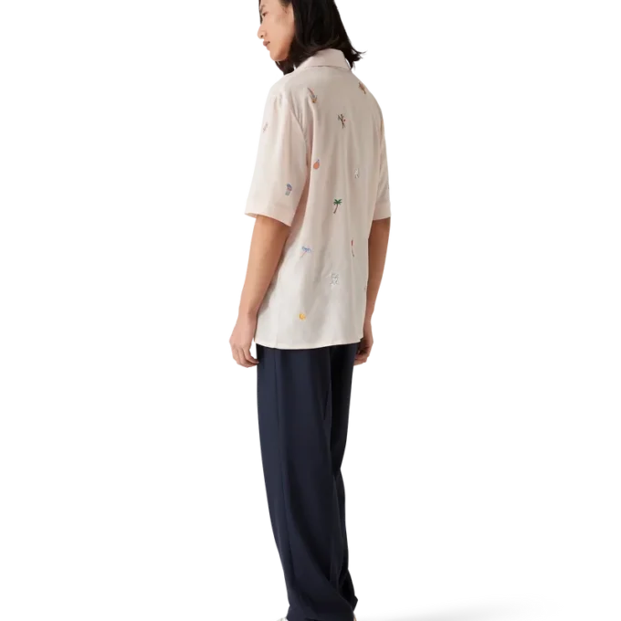 Camicia con motivo ricamato Camicia con motivo ricamato