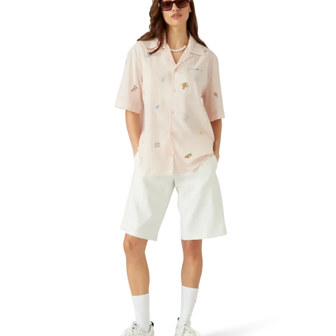 Camicia con motivo ricamato Camicia con motivo ricamato