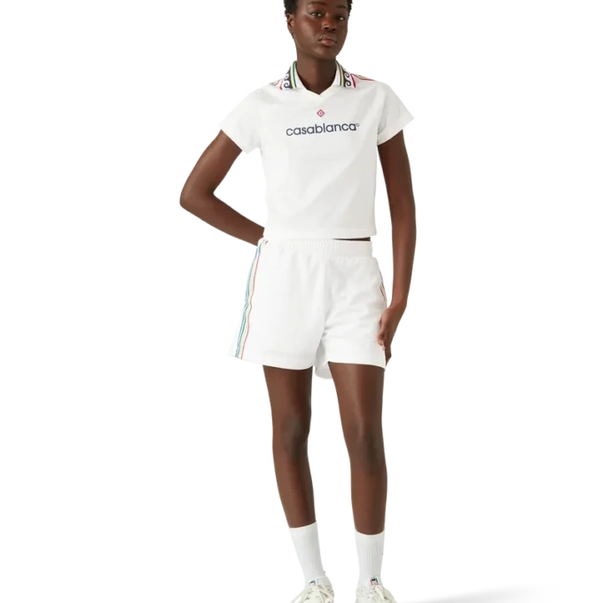 Camicia da calcio con monogramma jacquard Camicia da calcio con monogramma jacquard