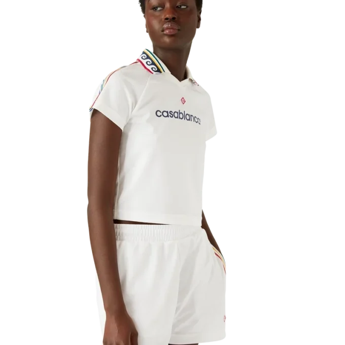 Camicia da calcio con monogramma jacquard Camicia da calcio con monogramma jacquard