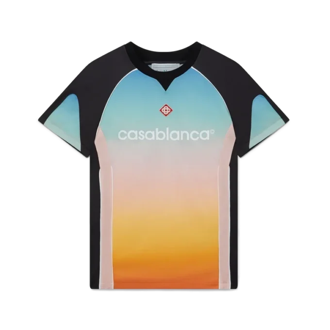 Camicia da calcio con sfumature pastello