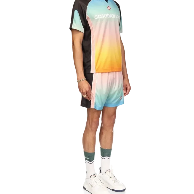 Camicia da calcio con sfumature pastello