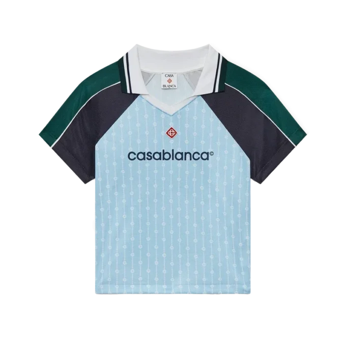 Camicia da calcio Laurel a righe sottili