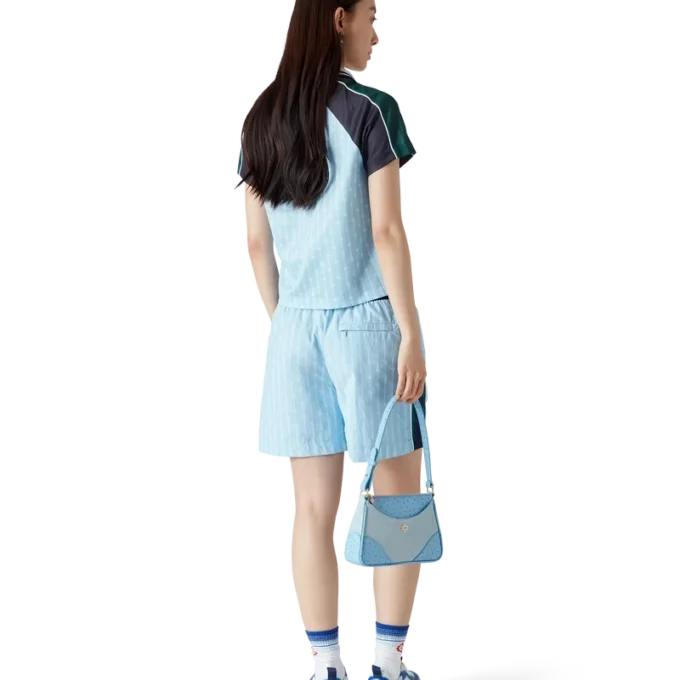 Camicia da calcio Laurel a righe sottili