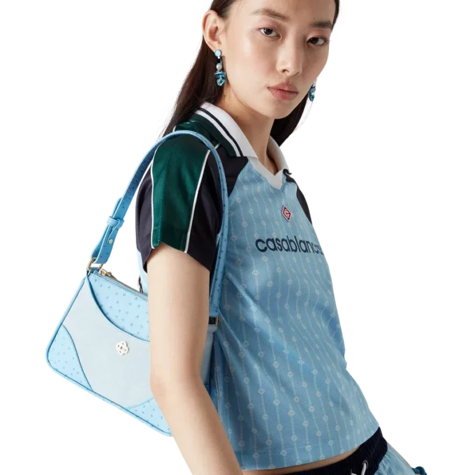 Camicia da calcio Laurel a righe sottili