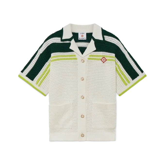 Camicia da tennis all’uncinetto Camicia da tennis all’uncinetto
