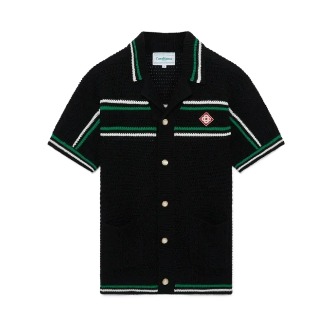 Camicia da tennis all’uncinetto