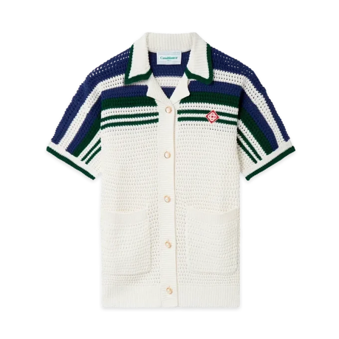 Camicia da tennis all’uncinetto