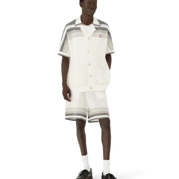 Camicia da tennis all’uncinetto