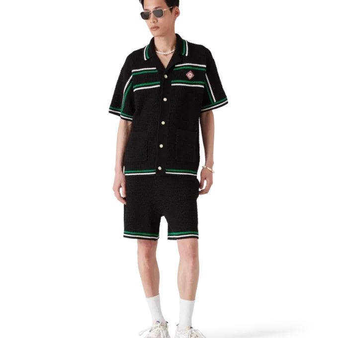 Camicia da tennis all’uncinetto