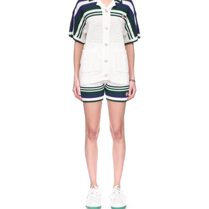 Camicia da tennis all’uncinetto