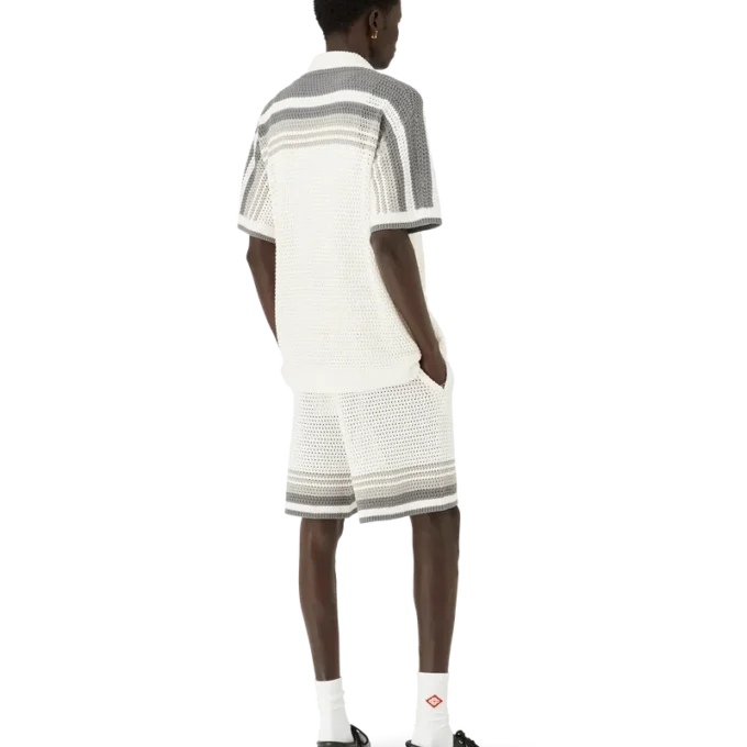 Camicia da tennis all’uncinetto