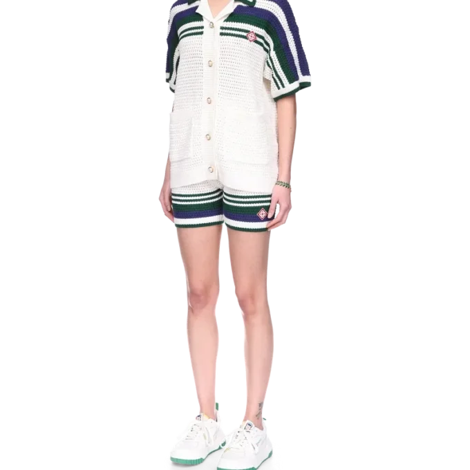 Camicia da tennis all’uncinetto