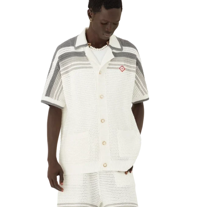 Camicia da tennis all’uncinetto