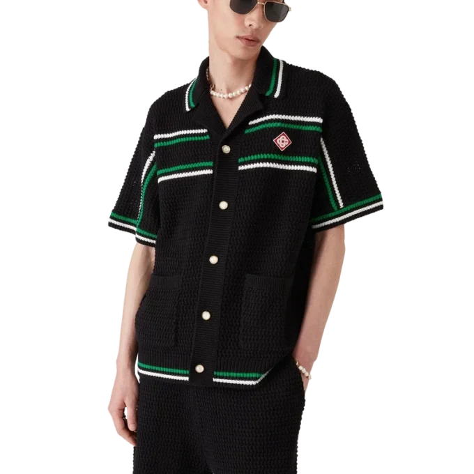 Camicia da tennis all’uncinetto