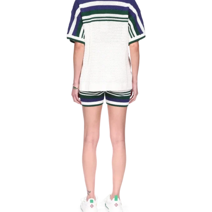 Camicia da tennis all’uncinetto