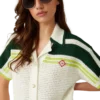 Camicia da tennis all’uncinetto Camicia da tennis all’uncinetto