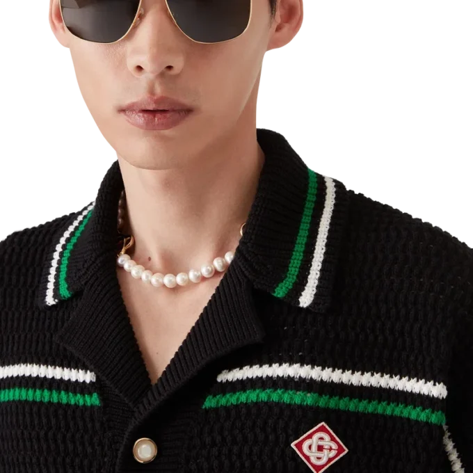 Camicia da tennis all’uncinetto