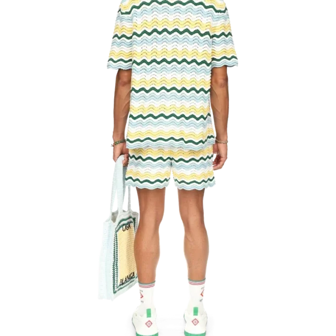 Camicia in bouclé ondulato Camicia in bouclé ondulato