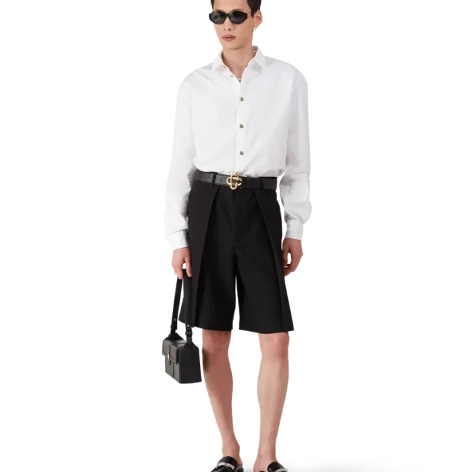 Camicia in cotone bianco