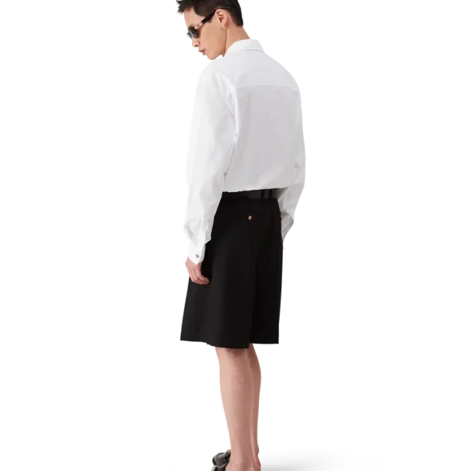 Camicia in cotone bianco