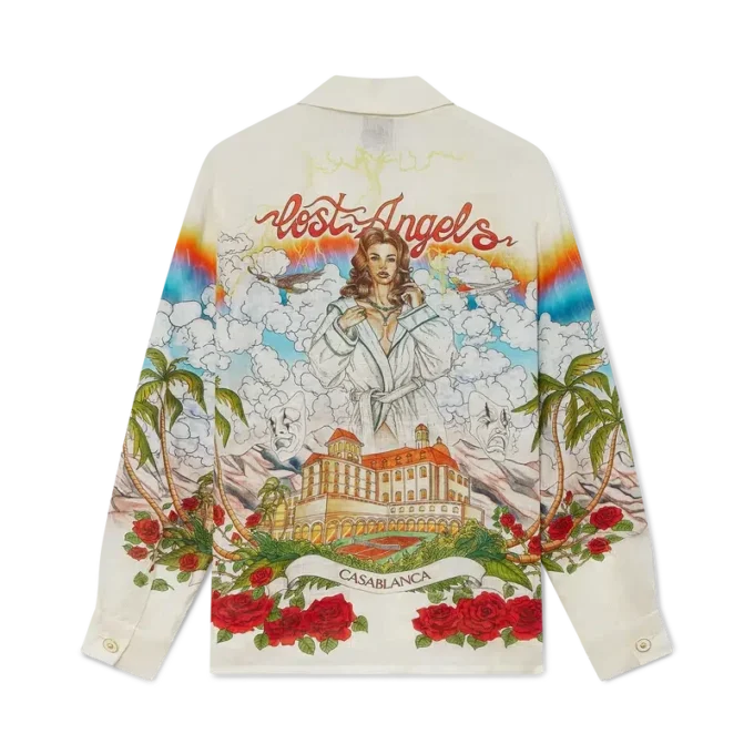 Camicia in lino a maniche lunghe Chateau