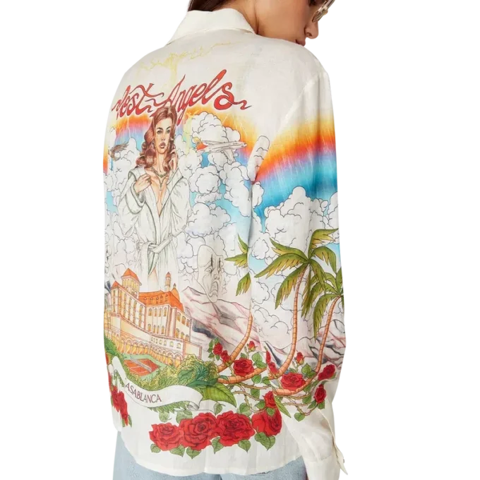 Camicia in lino a maniche lunghe Chateau