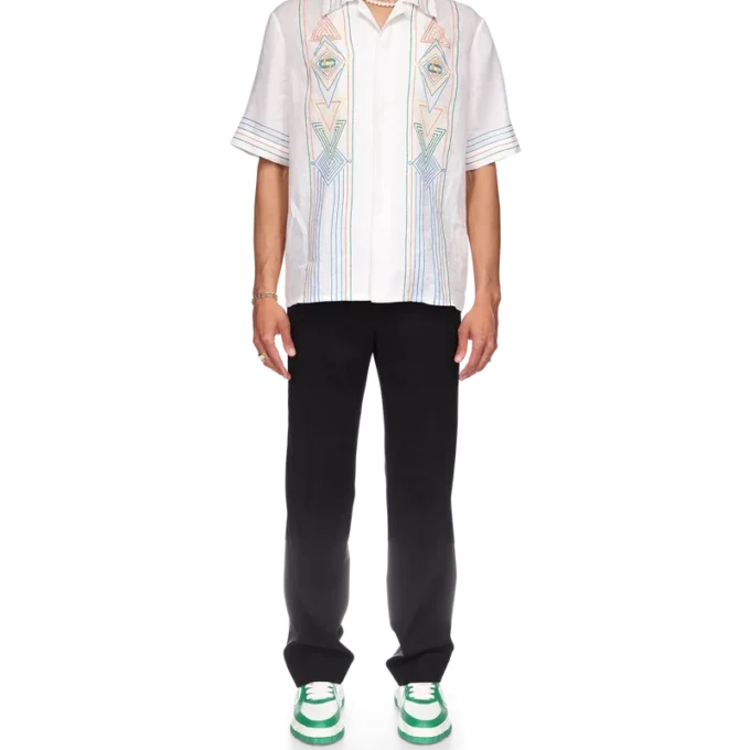 Camicia in lino Le Fil De La Musique