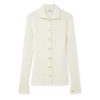 Camicia in maglia testurizzata