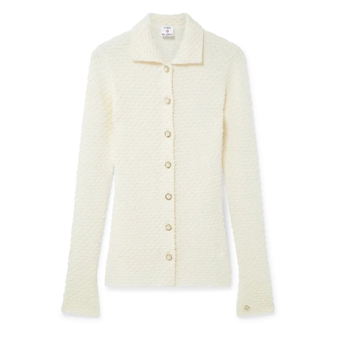 Camicia in maglia testurizzata Camicia in maglia testurizzata