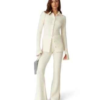 Camicia in maglia testurizzata