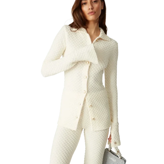 Camicia in maglia testurizzata Camicia in maglia testurizzata