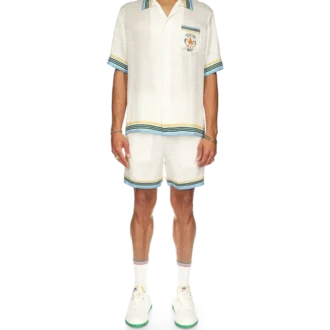 Camicia in seta a maniche corte Casa Way