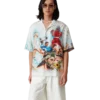 Camicia in seta a maniche corte Celebration Du Sport in pantaloncini