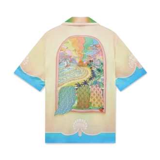 Camicia in seta a maniche corte Lucid Dreams