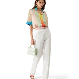 Camicia in seta a maniche corte Lucid Dreams