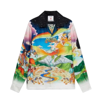 Camicia in seta a maniche lunghe La Musique