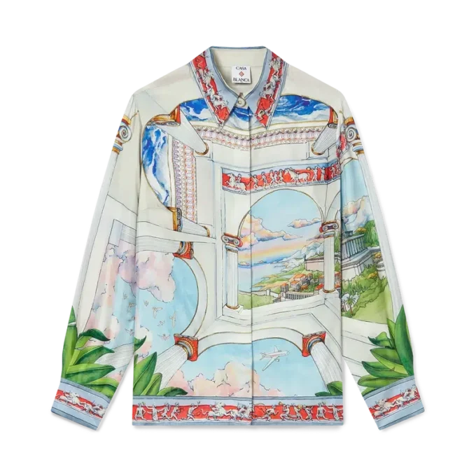 Camicia in seta a maniche lunghe Le Passage